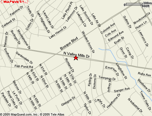 Map For Waco Store